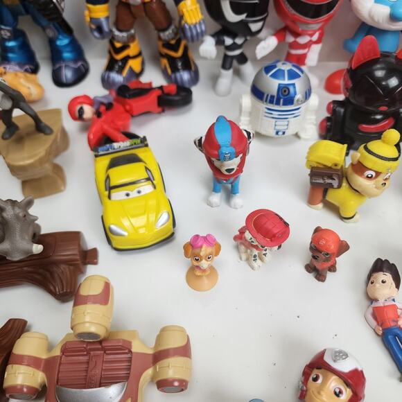 Massive Lot of 48 Pieces Fast Food Happy Meal Toys Basketball Paw Patrol & More - Picture 6 of 15